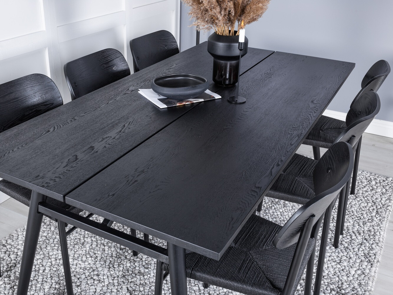 Söögitoakomplekt Dallas 1785 (Must)