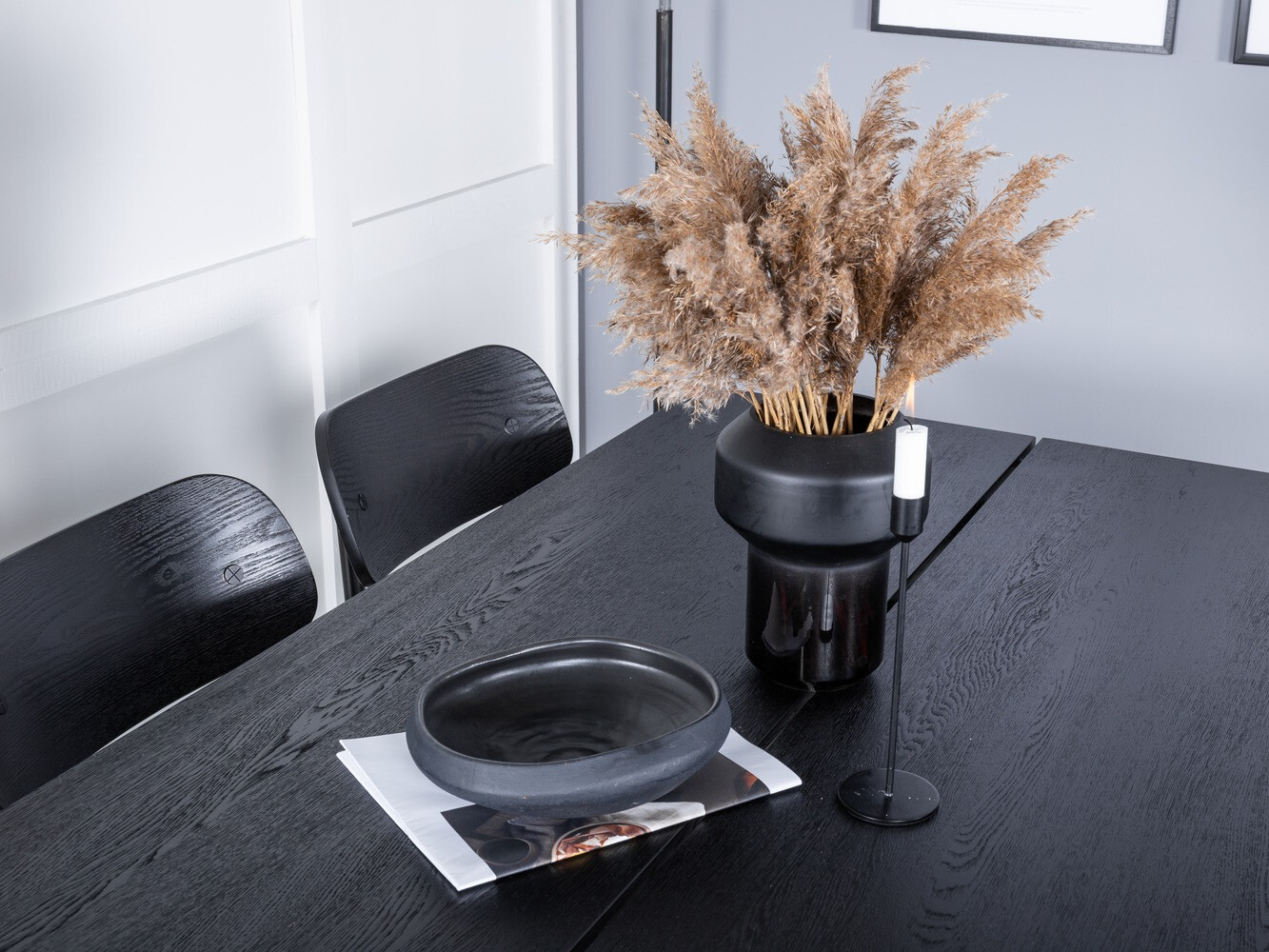 Söögitoakomplekt Dallas 1785 (Must)