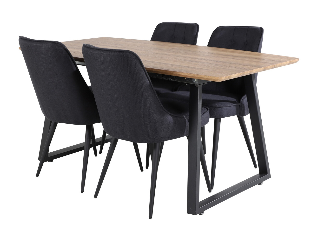 Söögitoakomplekt Dallas 332 (Must)