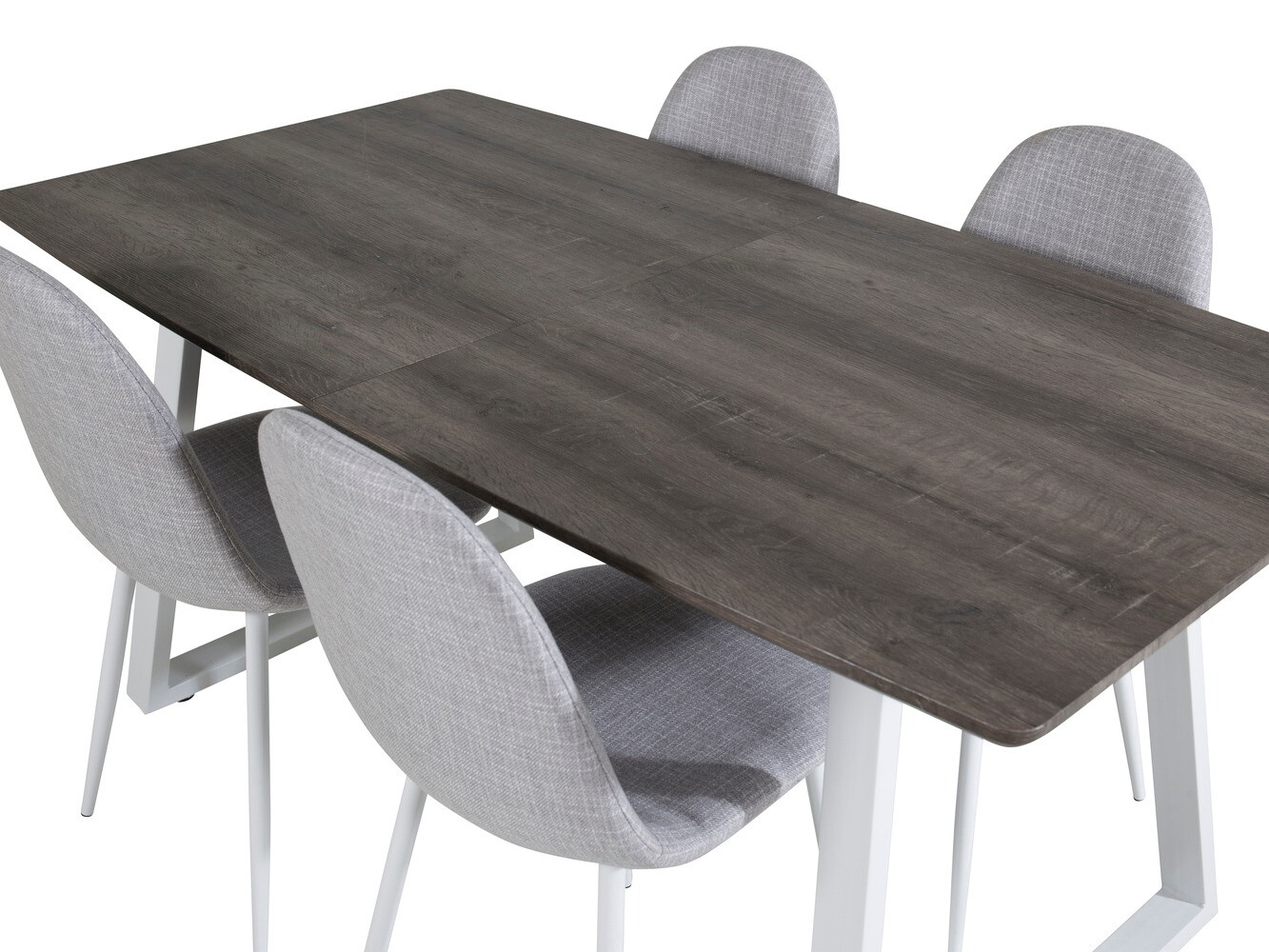 Söögitoakomplekt Dallas 1979 (Valge + Helehall)