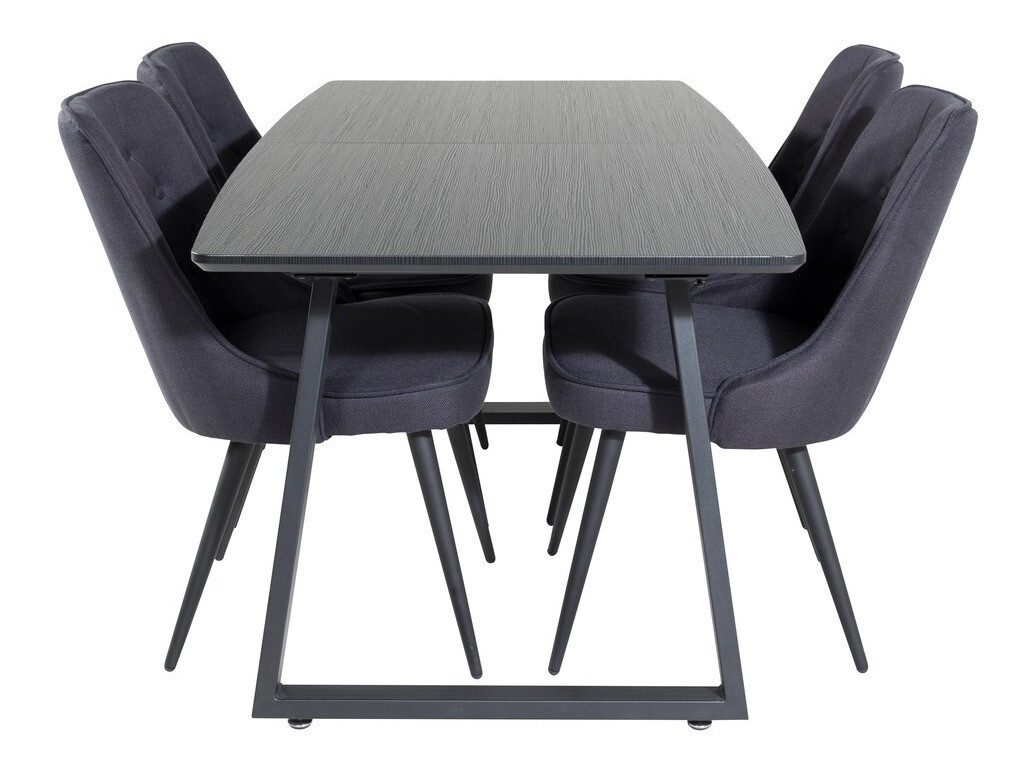 Söögitoakomplekt Dallas 1994 (Must)