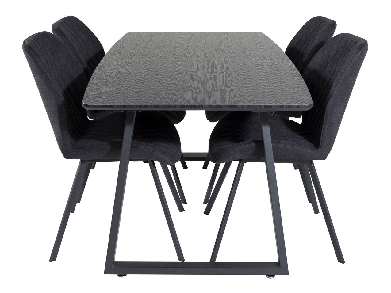 Söögitoakomplekt Dallas 1997 (Must)