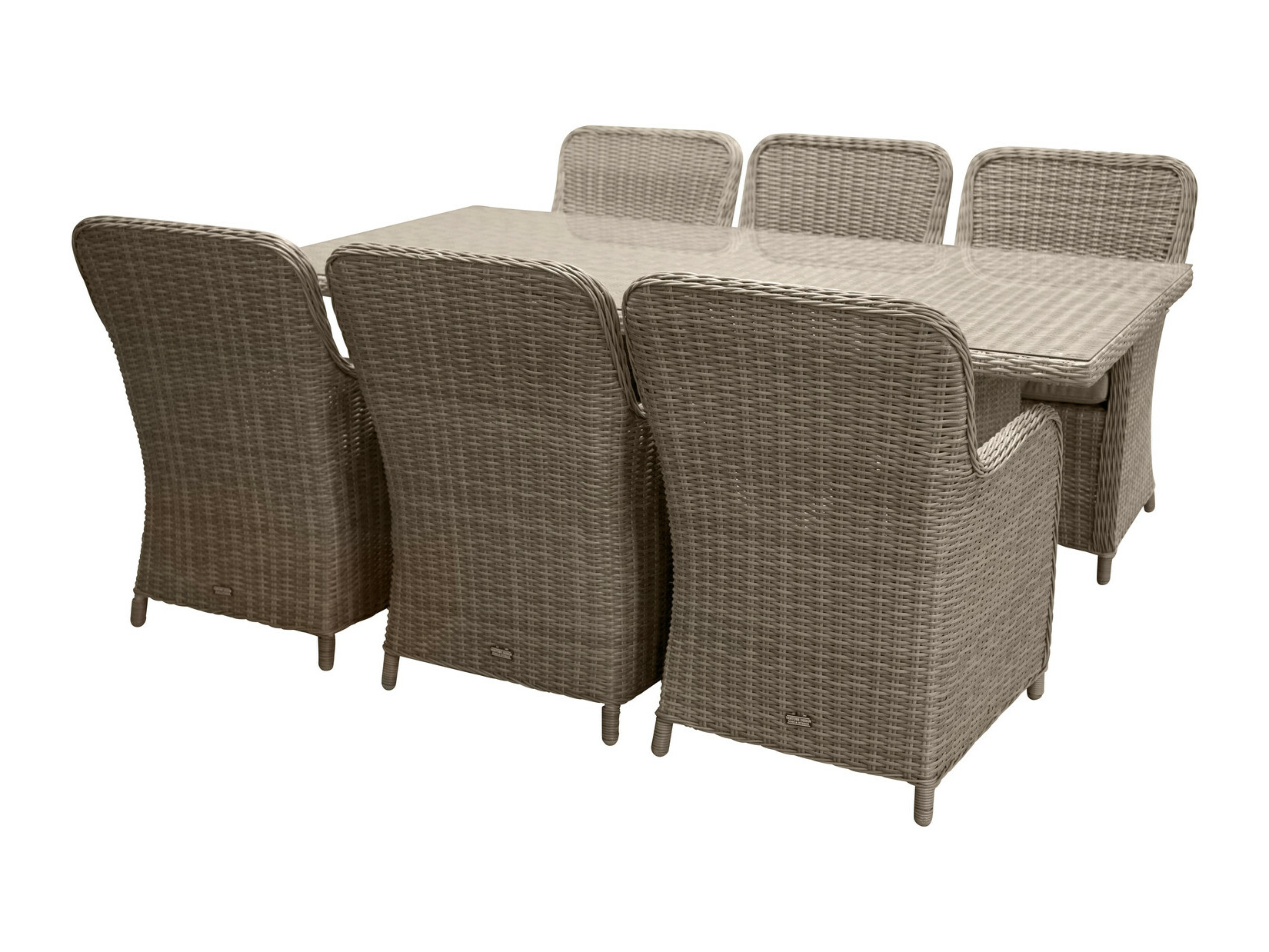 Laua ja toolide komplekt Dallas 2201 (Helepruun + Beež)