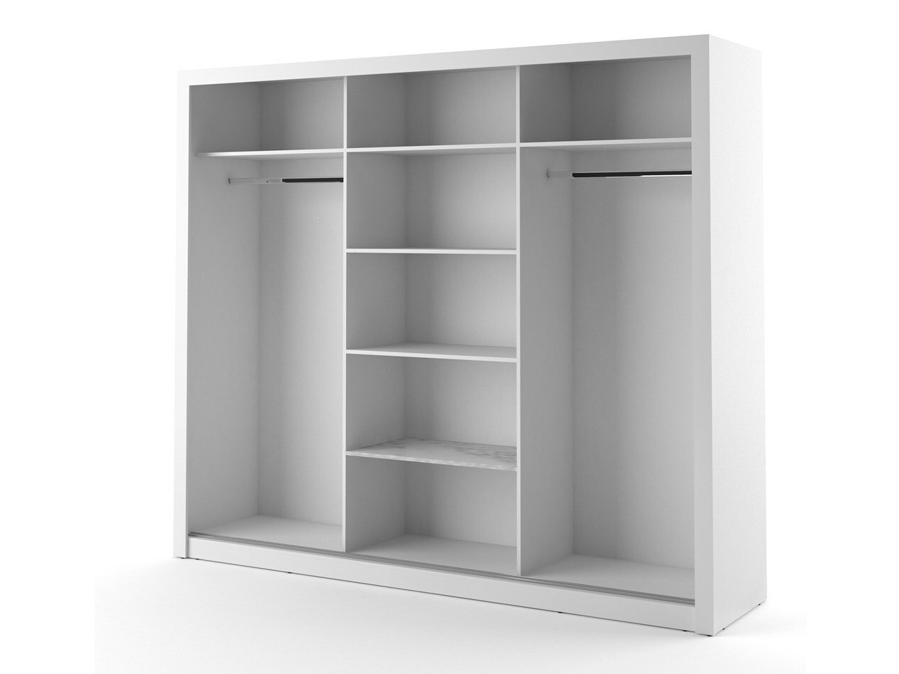 Riidekapp Fresno 101 (Valge)