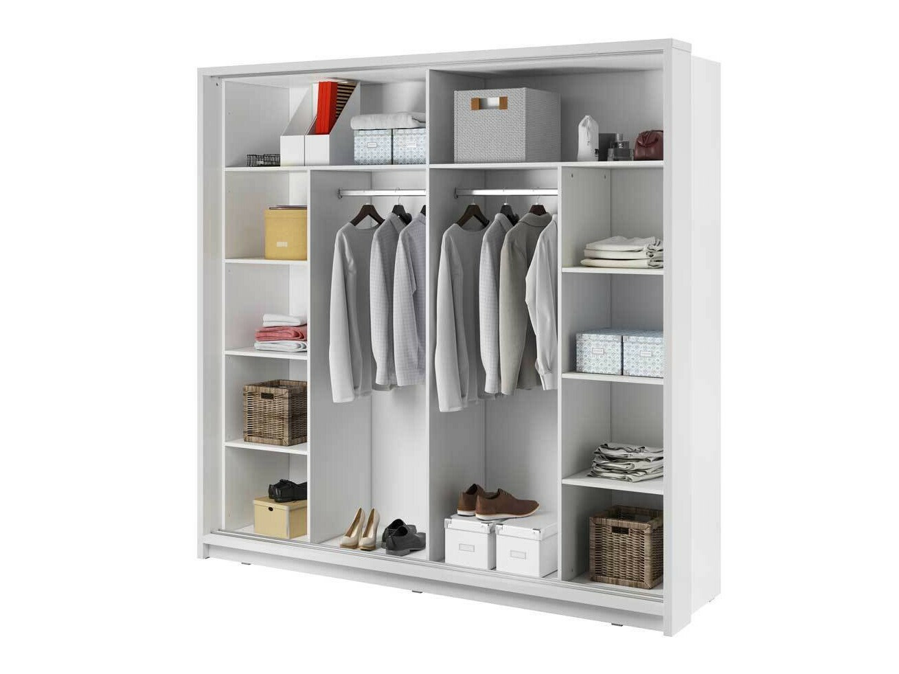 Riidekapp Fresno 105 (Valge)