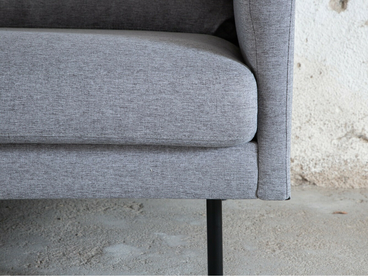 Pehme mööbli komplekt Fercame 105 (Must + Hall)