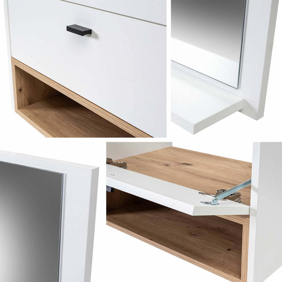 Vannitoakomplekt Velum I (Valge + Artisan tamm)