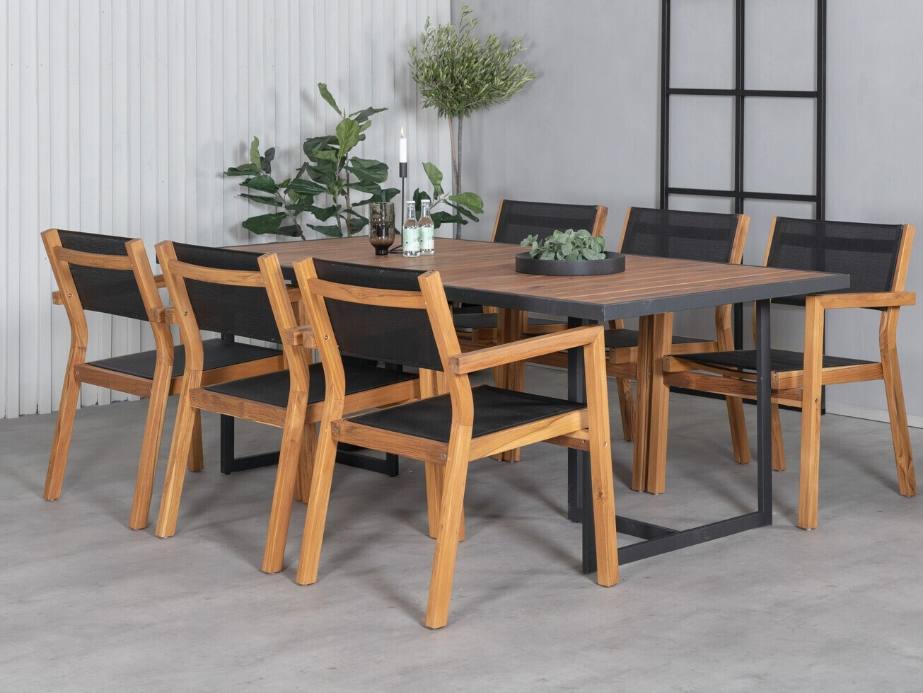 Laua ja toolide komplekt Dallas 2919