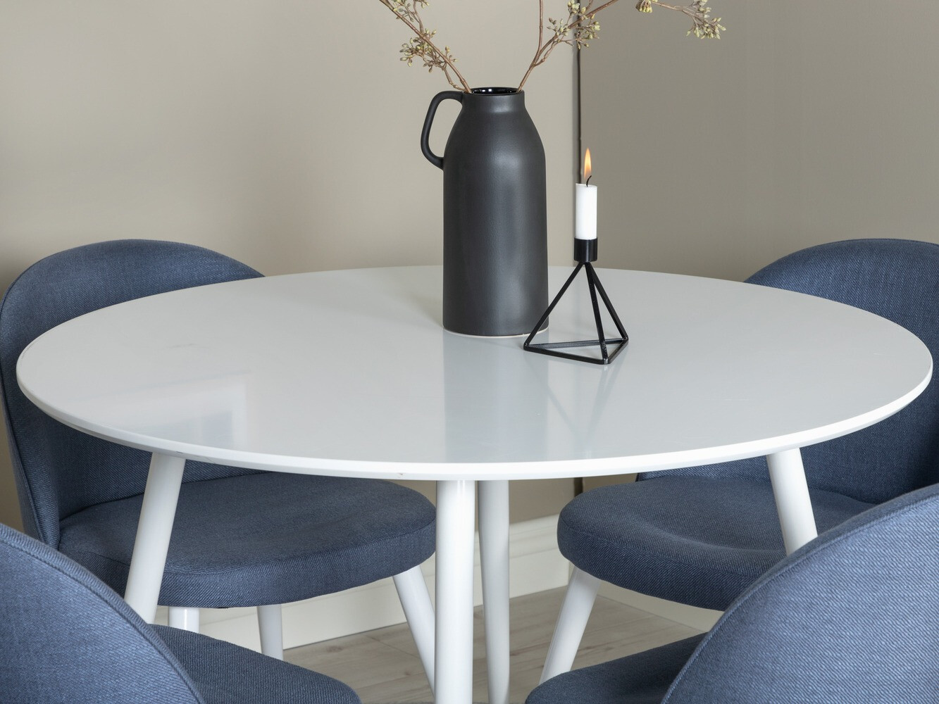 Söögitoakomplekt Dallas 1536 (Sinine + Valge)