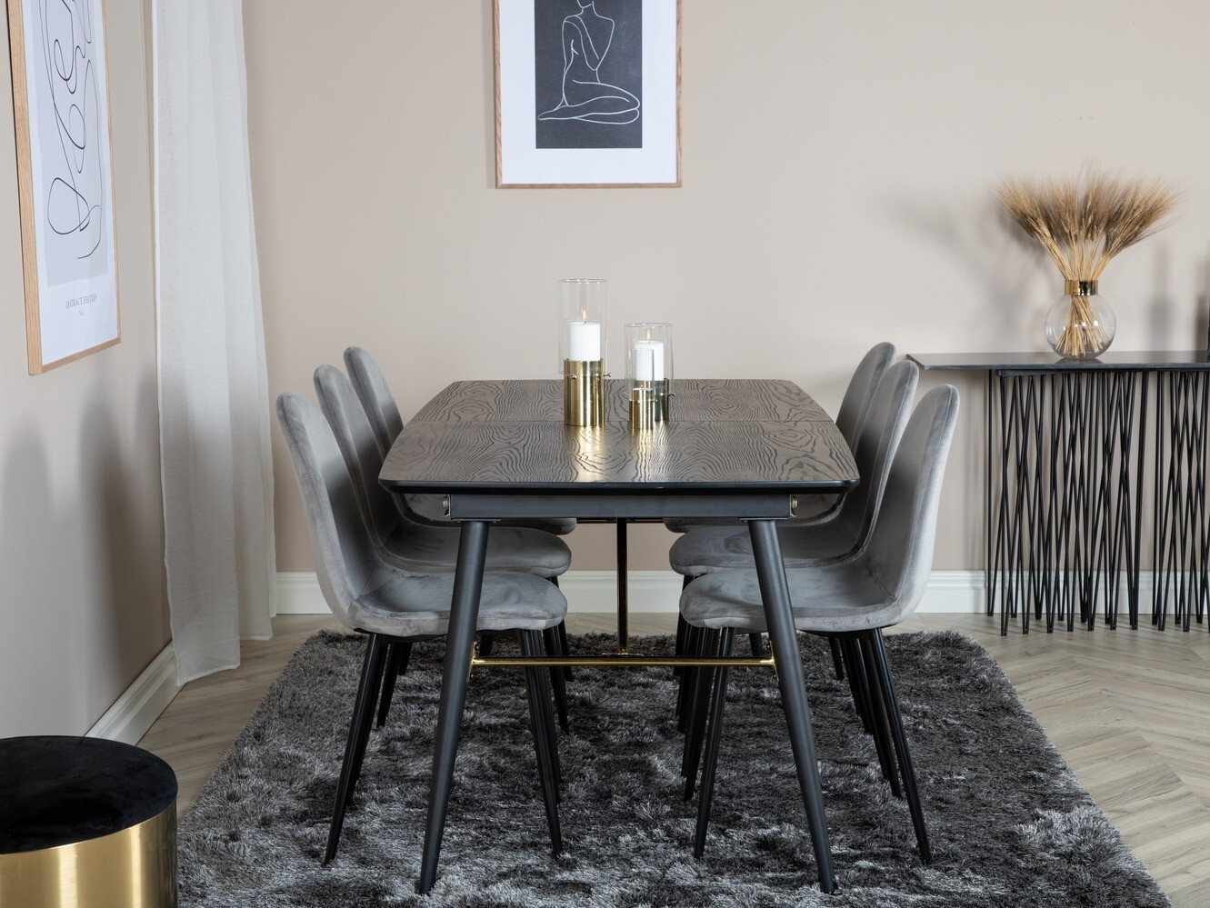 Söögitoakomplekt Dallas 1580 (Hall + Must)