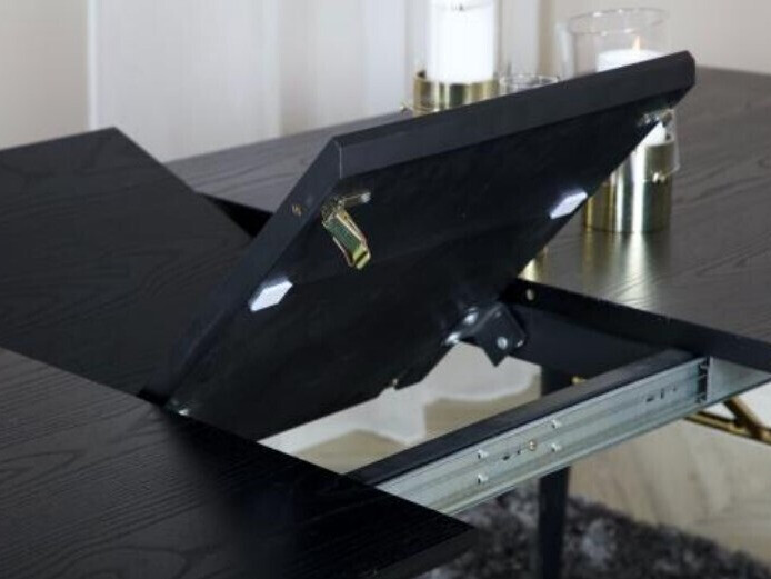 Söögitoakomplekt Dallas 1580 (Must)