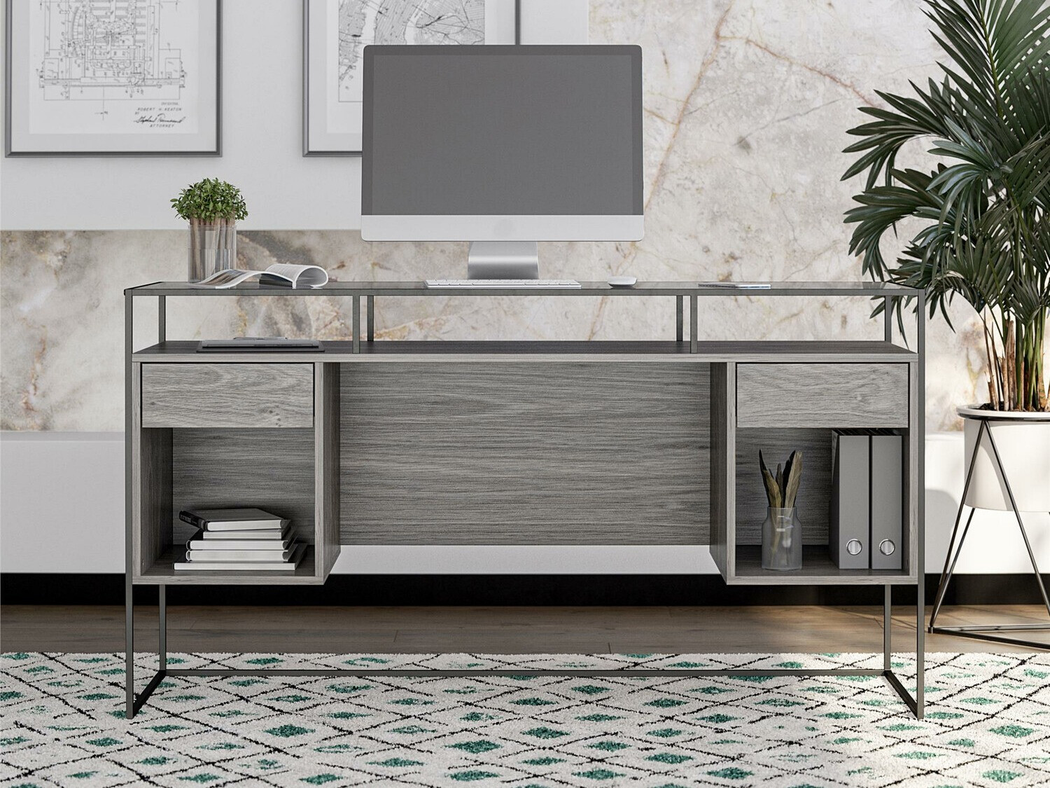 Kirjutuslaud Tulsa 340 (Hall tamm)