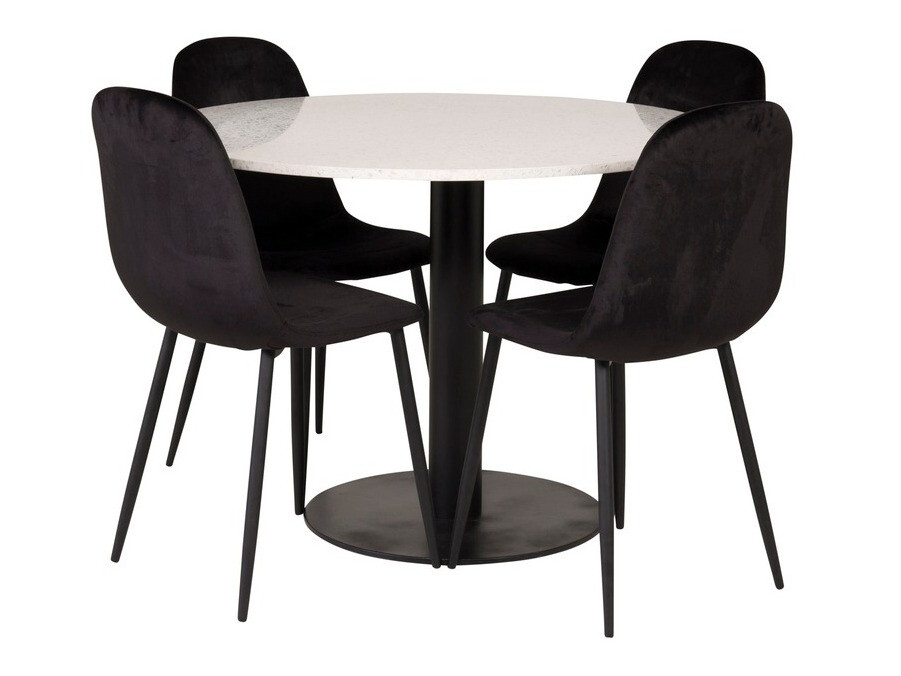 Söögitoakomplekt Dallas 1595 (Must)