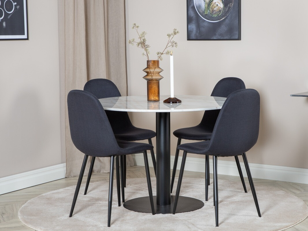 Söögitoakomplekt Dallas 1613 (Must)