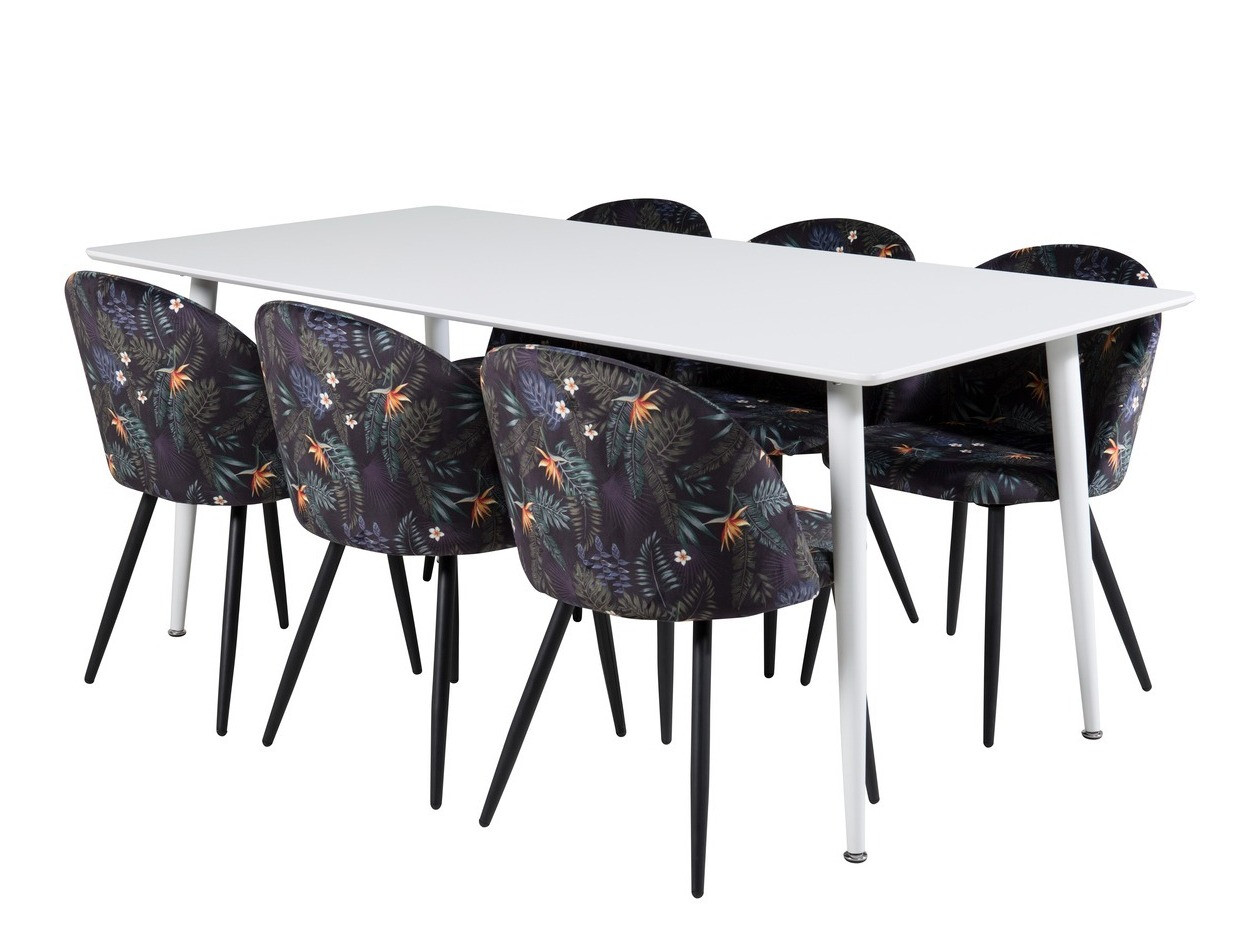 Söögitoakomplekt Dallas 1624 (Lilleline muster)