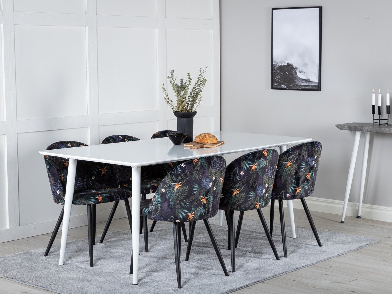 Söögitoakomplekt Dallas 1624 (Lilleline muster)