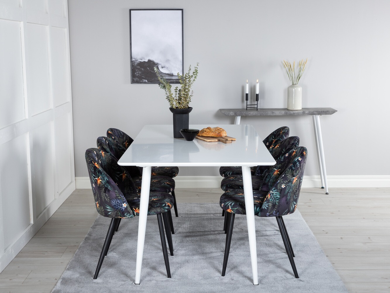 Söögitoakomplekt Dallas 1624 (Lilleline muster)