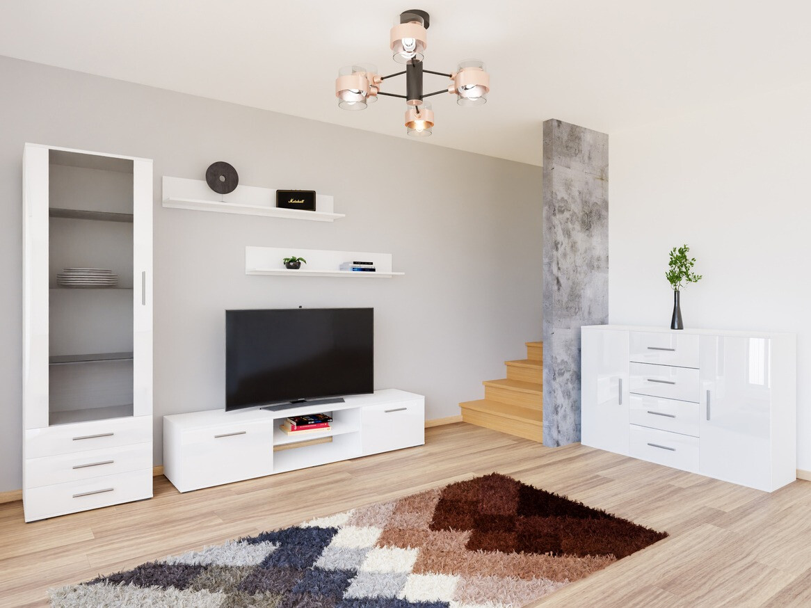 Elutoa komplekt Tornola 108 (Valge + Läikiv valge)