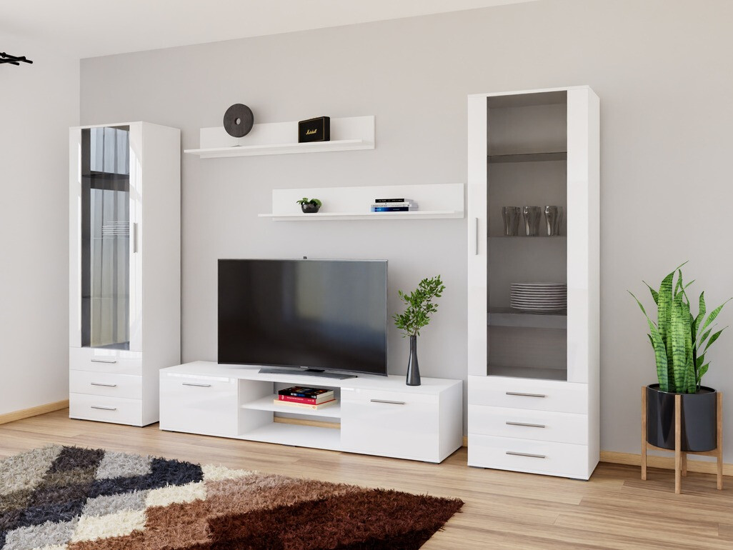 Elutoa komplekt Tornola 109 (Valge + Läikiv valge)