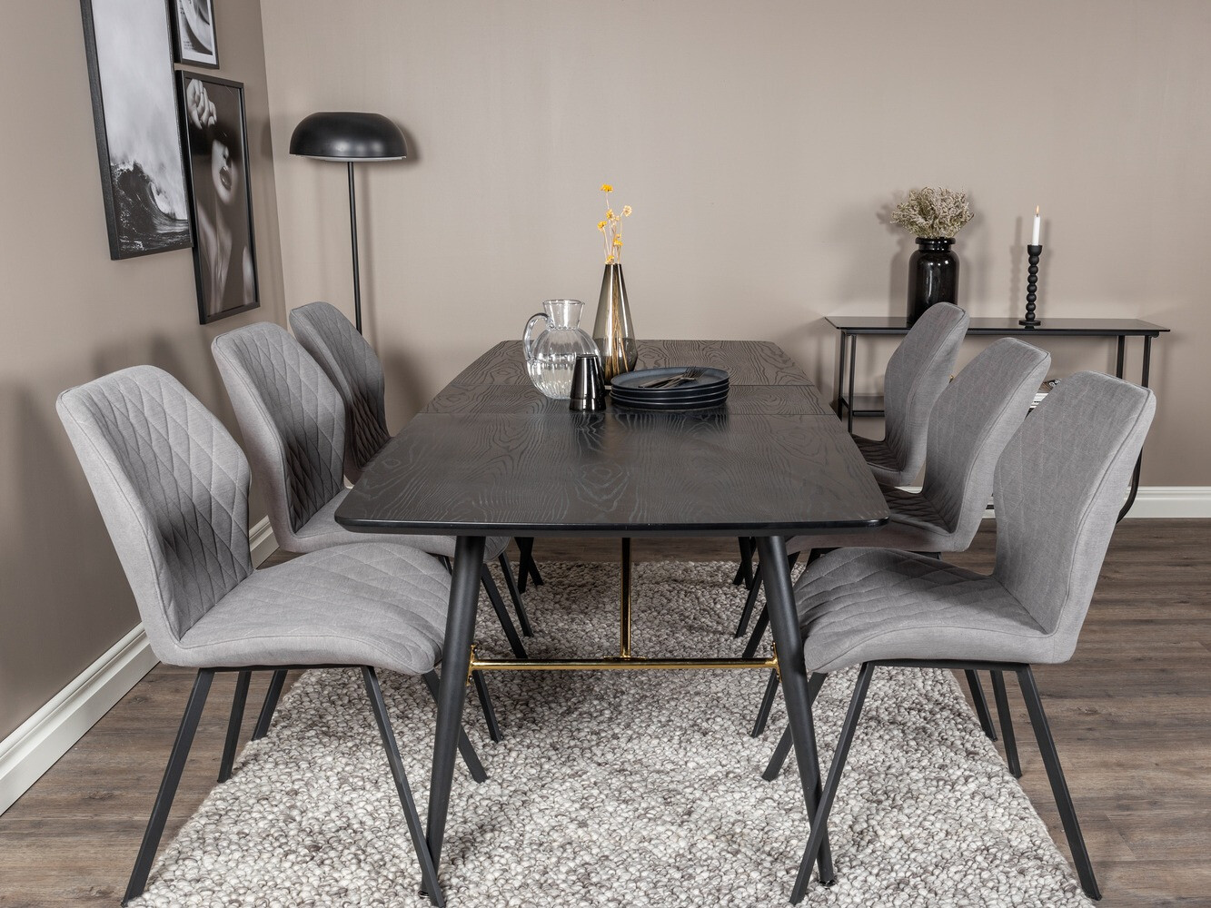 Söögitoakomplekt Dallas 1647 (Hall + Must)