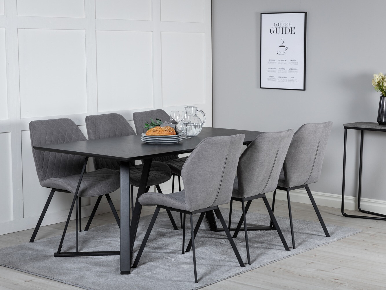 Söögitoakomplekt Dallas 1685 (Hall + Must)