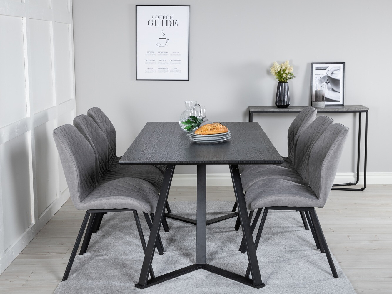 Söögitoakomplekt Dallas 1685 (Hall + Must)