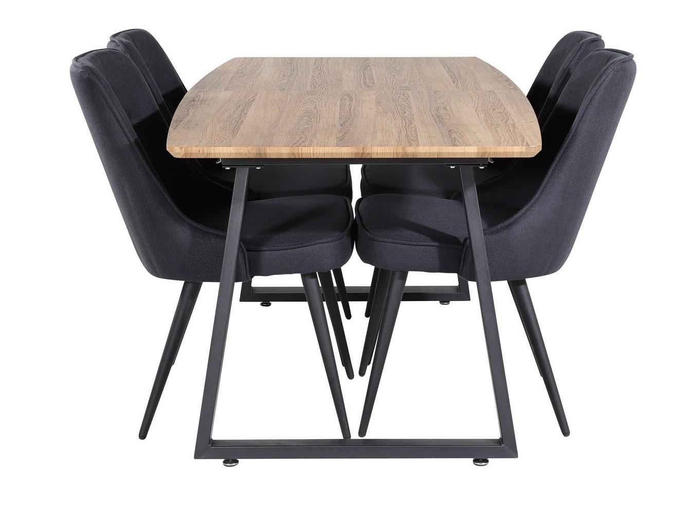 Söögitoakomplekt Dallas 332 (Must)