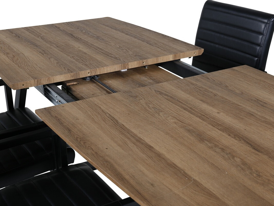 Söögitoakomplekt Dallas 337 (Must)