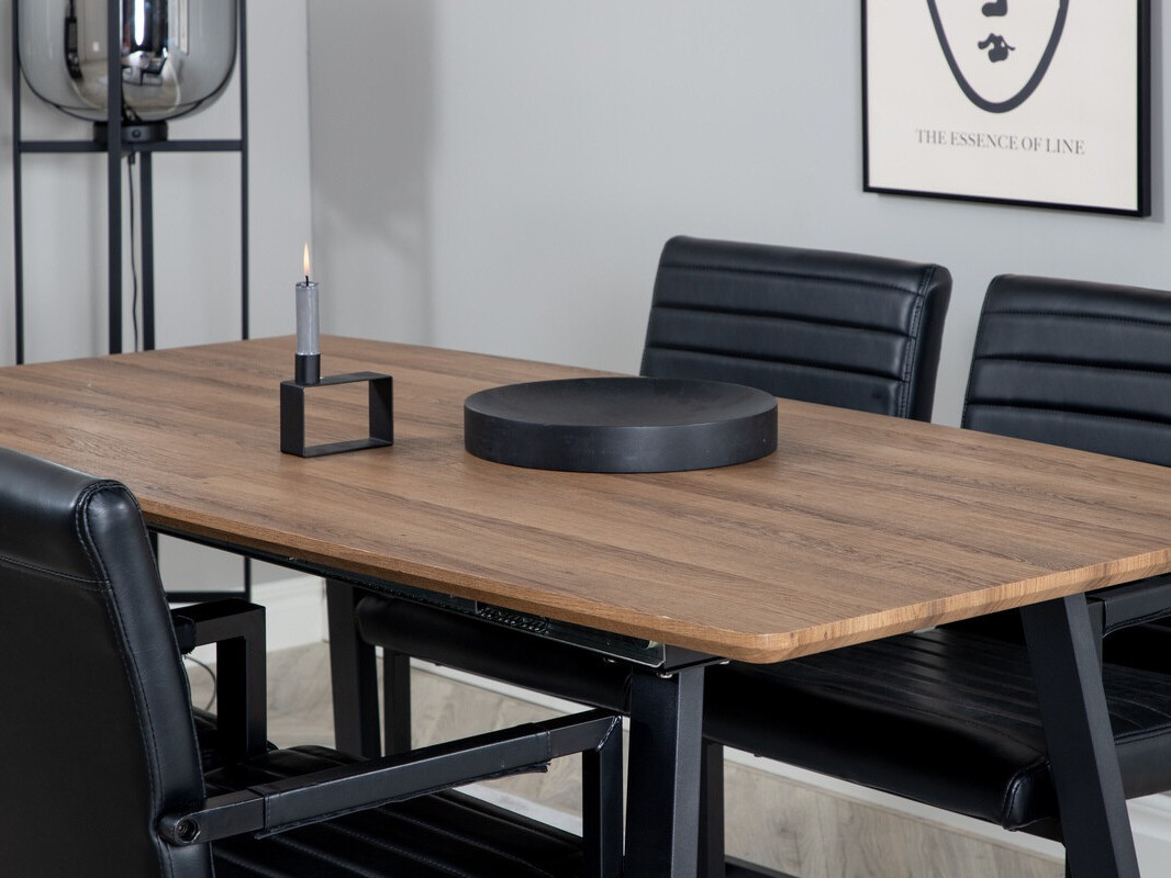 Söögitoakomplekt Dallas 337 (Must)