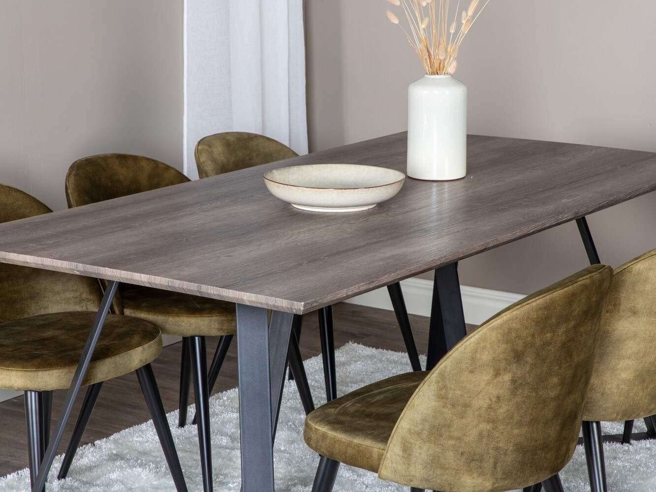 Söögitoakomplekt Dallas 340 (Tolmune roheline + Must)