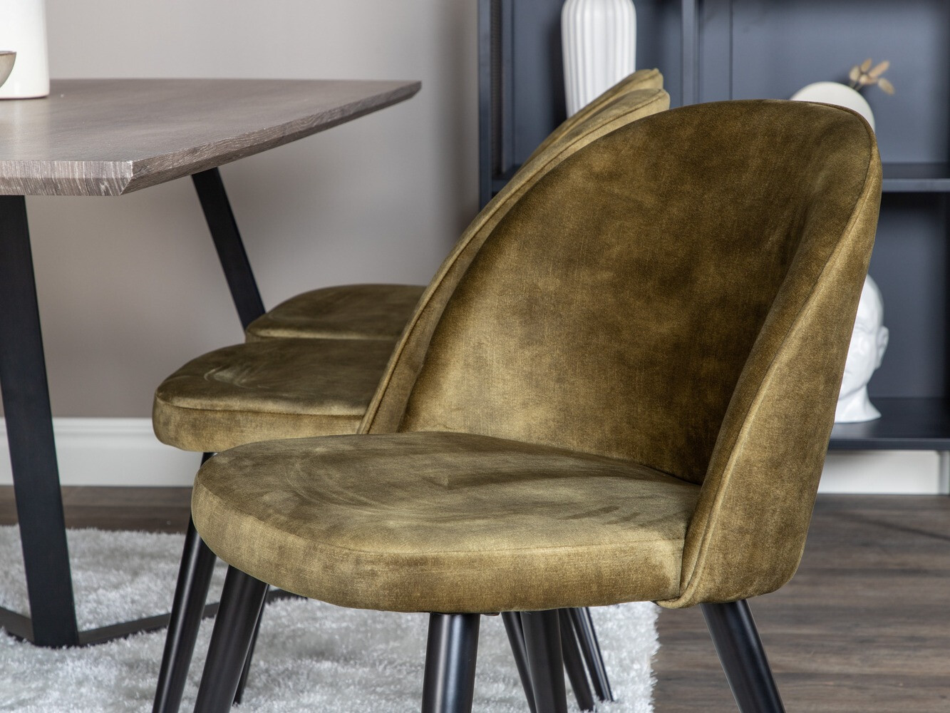 Söögitoakomplekt Dallas 340 (Tolmune roheline + Must)