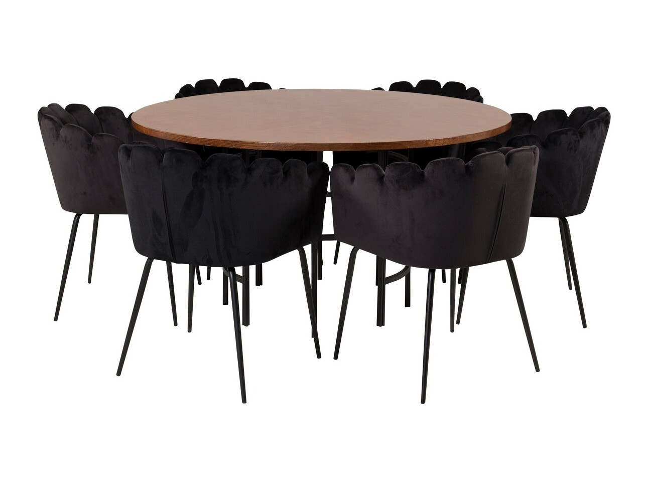 Söögitoakomplekt Dallas 311 (Must)