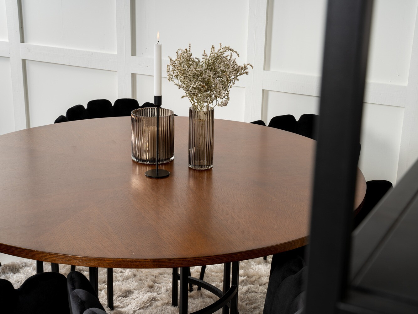 Söögitoakomplekt Dallas 311 (Must)