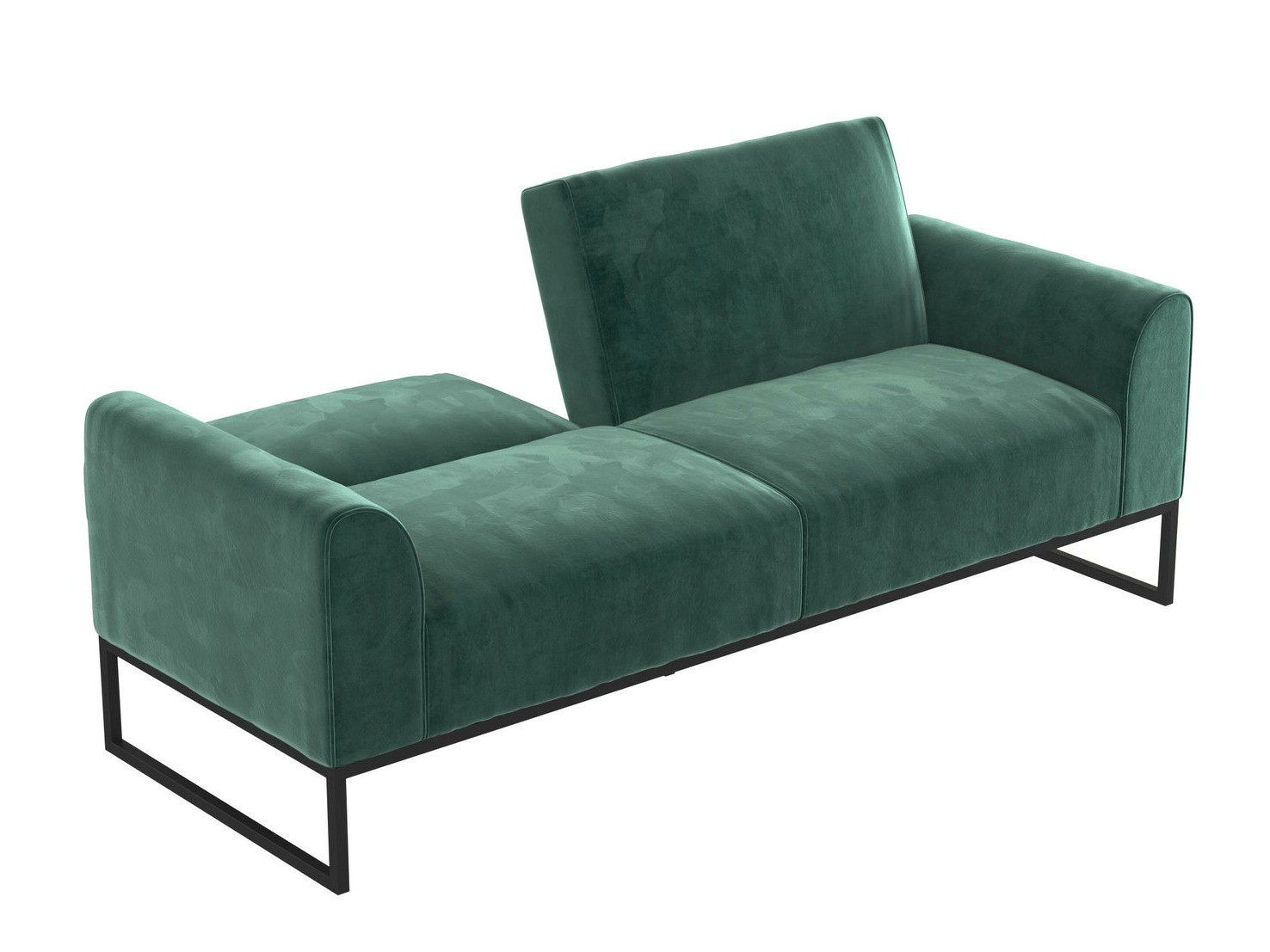 Diivanvoodi CosmoLiving by Cosmopolitan 125 (Must + Roheline)