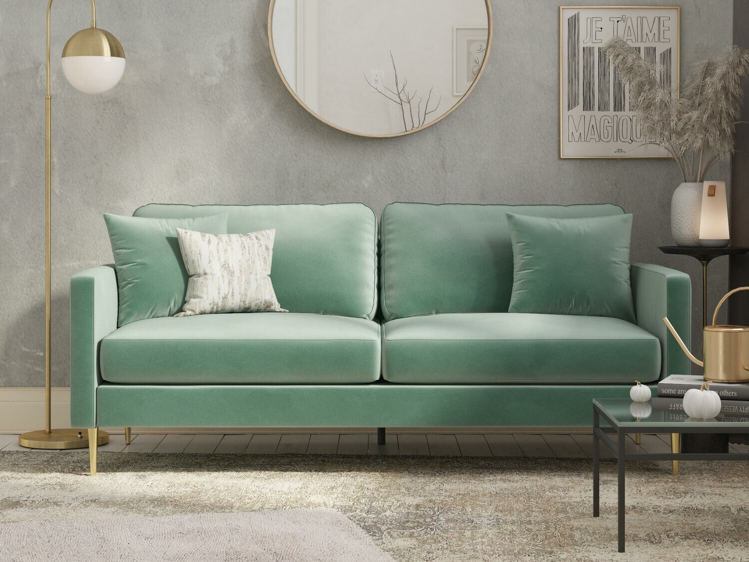 Diivan CosmoLiving by Cosmopolitan 133 (Roheline)