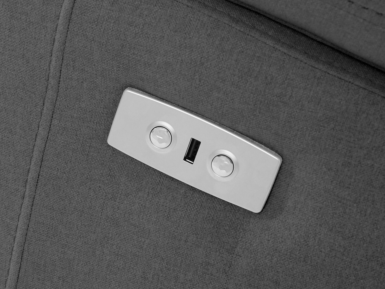 Pehme nurga recliner Denton 698 (Antratsiit)