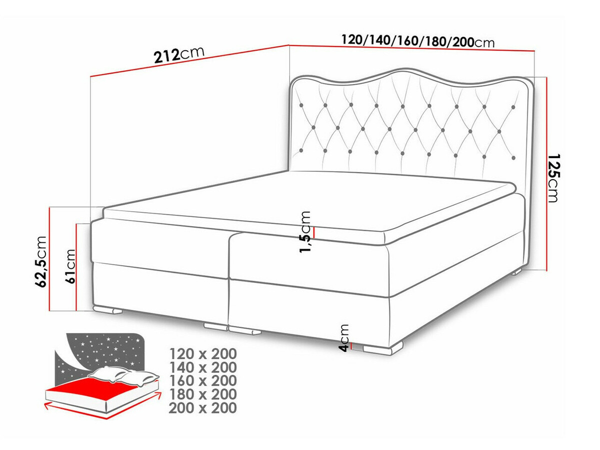 Kontinentaalvoodi Tectum (Soft 020)