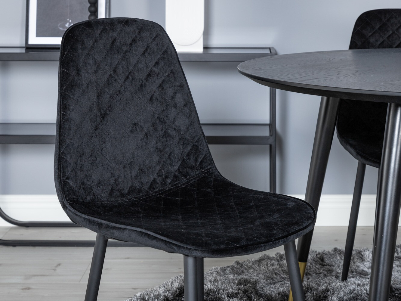 Söögitoakomplekt Dallas 1183 (Must)