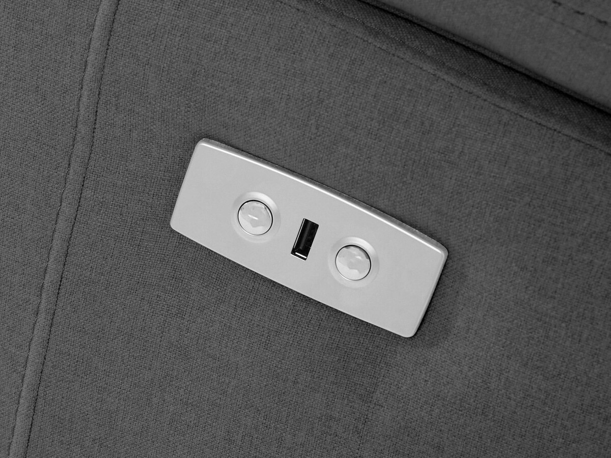 Pehme nurga recliner Denton 704 (Antratsiit)