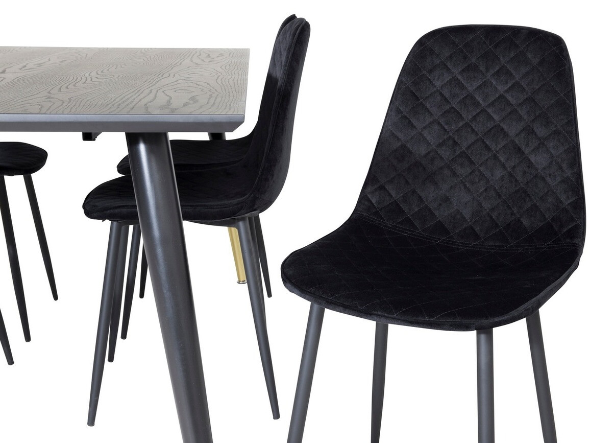 Söögitoakomplekt Dallas 1259 (Must)