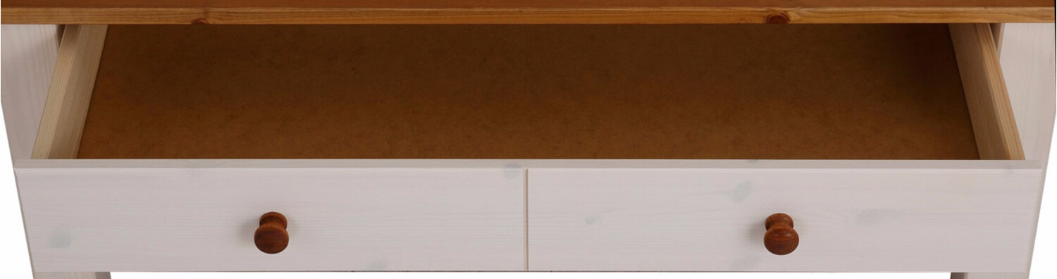 Diivanilaud Denton 754 (Valge + Mee tamm)