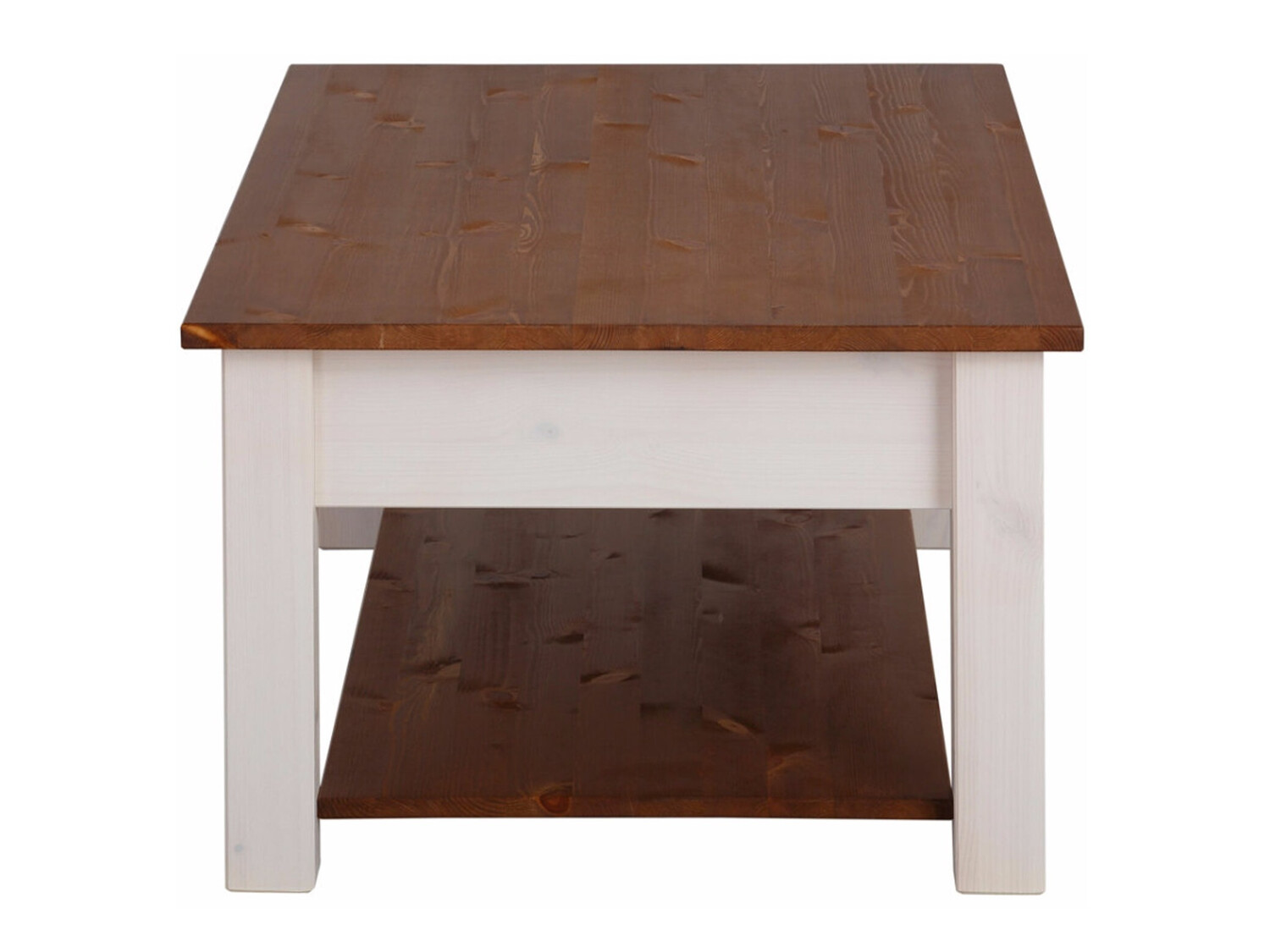 Diivanilaud Denton 754 (Valge + Mee tamm)