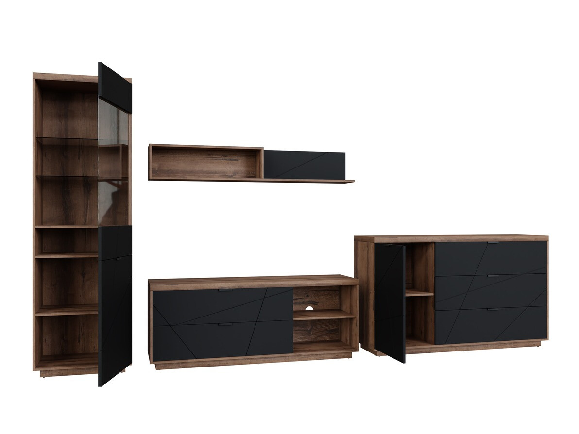 Elutoa komplekt Fivale 114 (Tume delano tamm + Matt must)