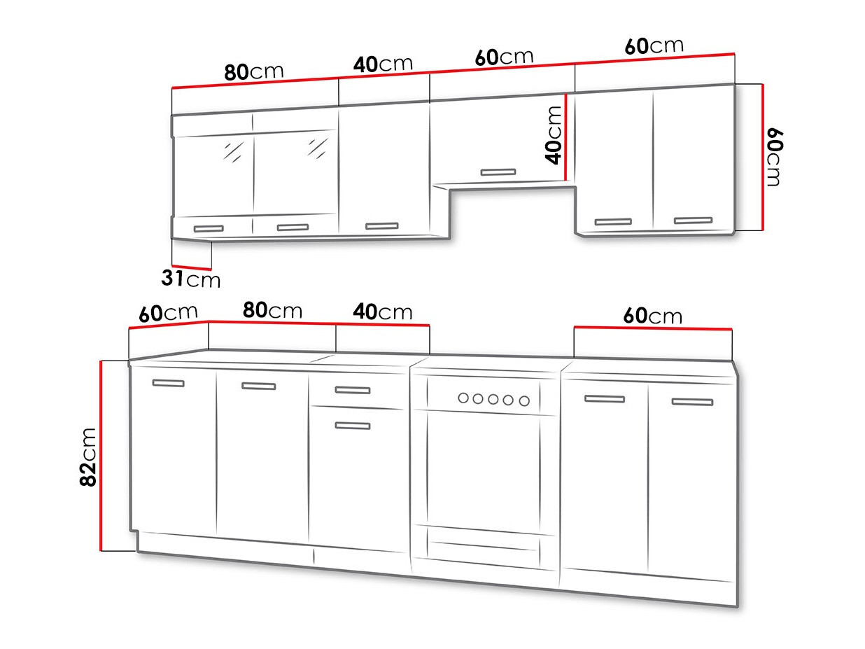 Köögikomplekt Tucson 161