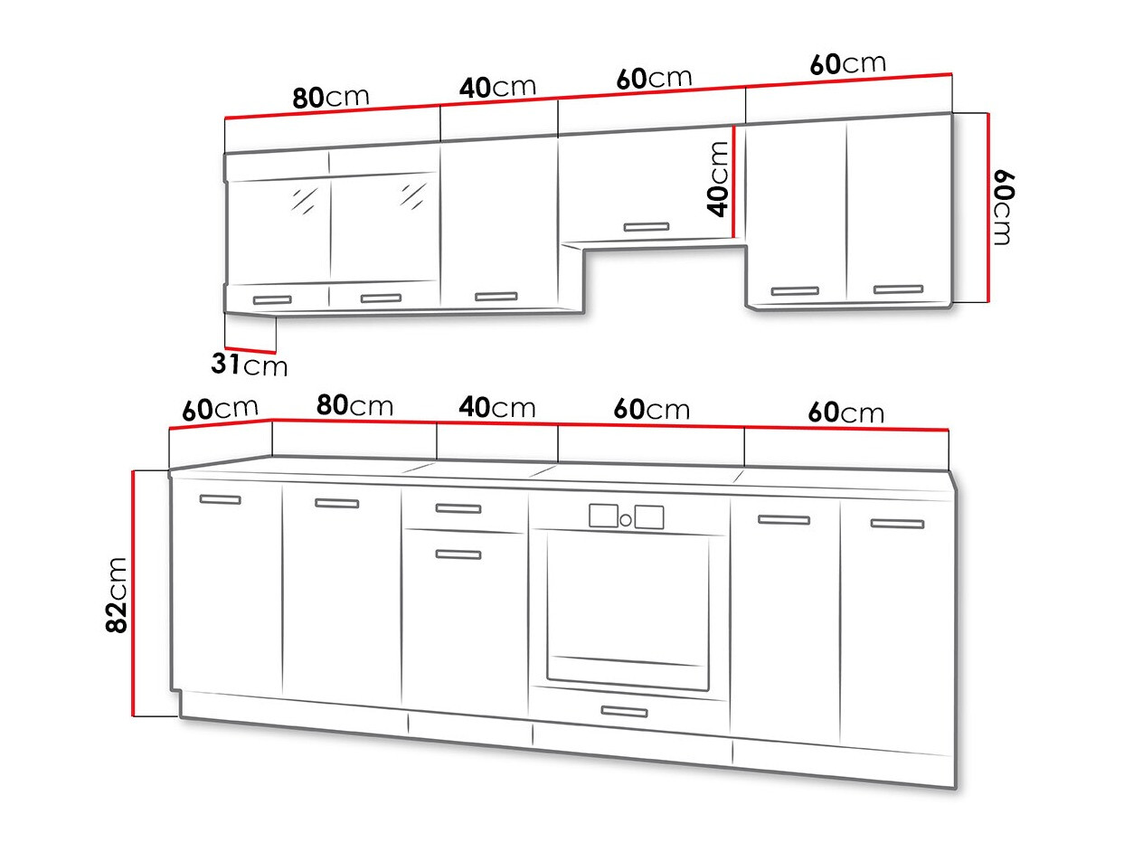 Köögikomplekt Tucson 162