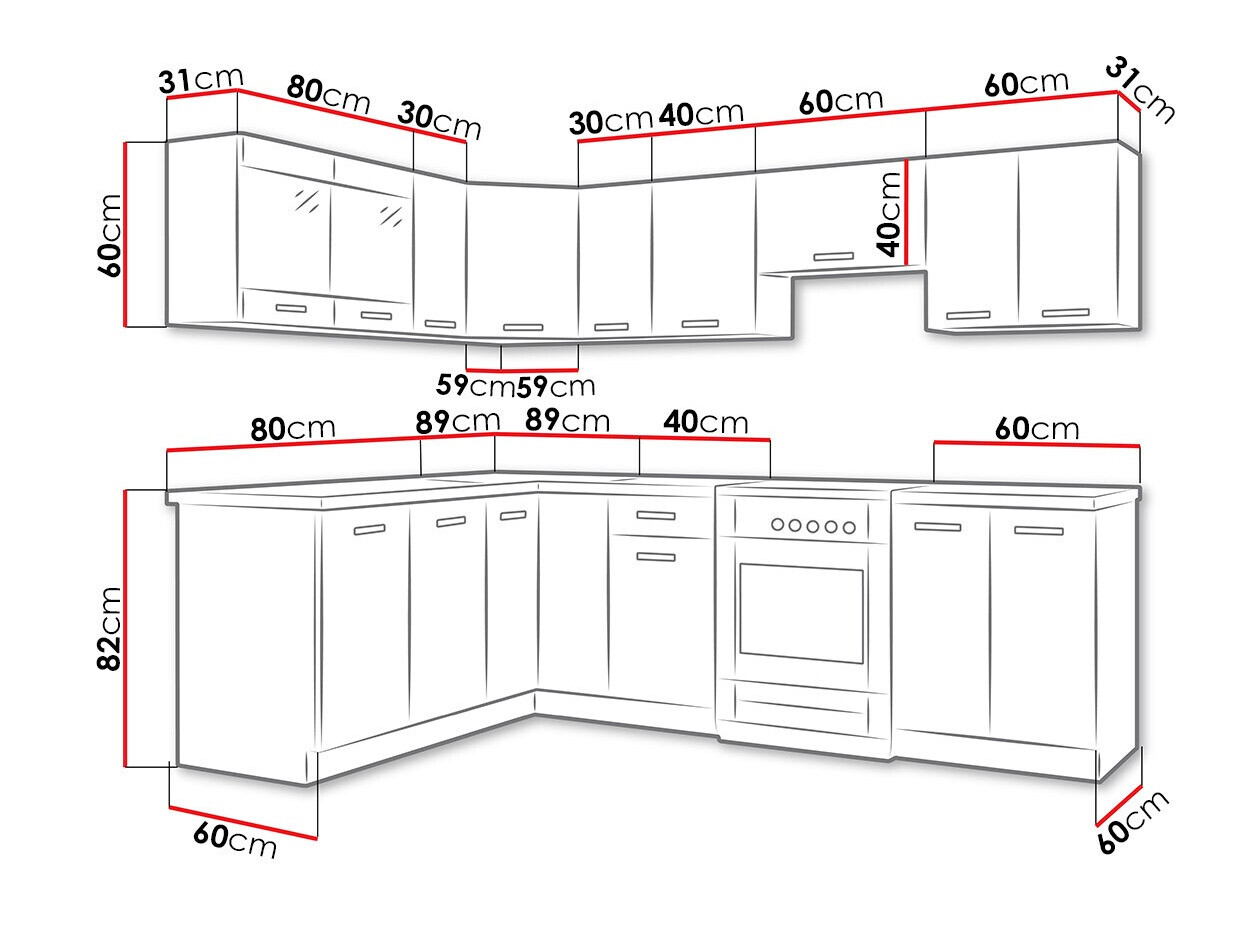 Köögikomplekt Tucson 164