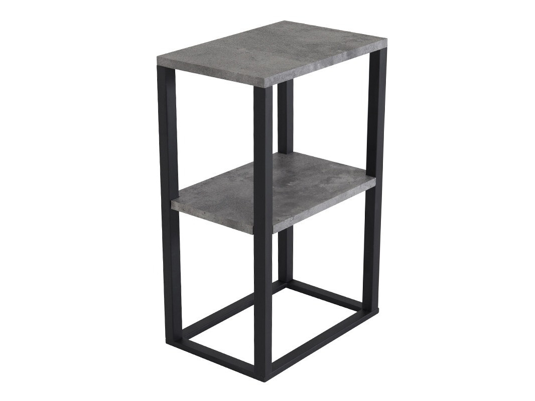 Külglaud Dallas 3219 (Must + Betoon)