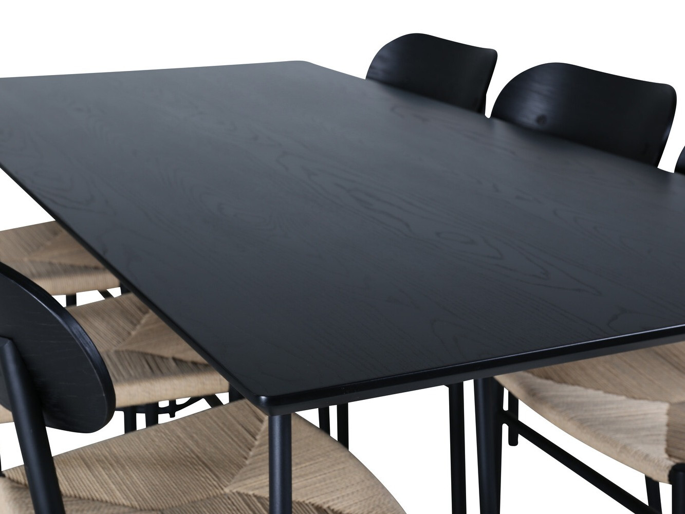 Söögitoakomplekt Dallas 2716 (Must + Helepruun)