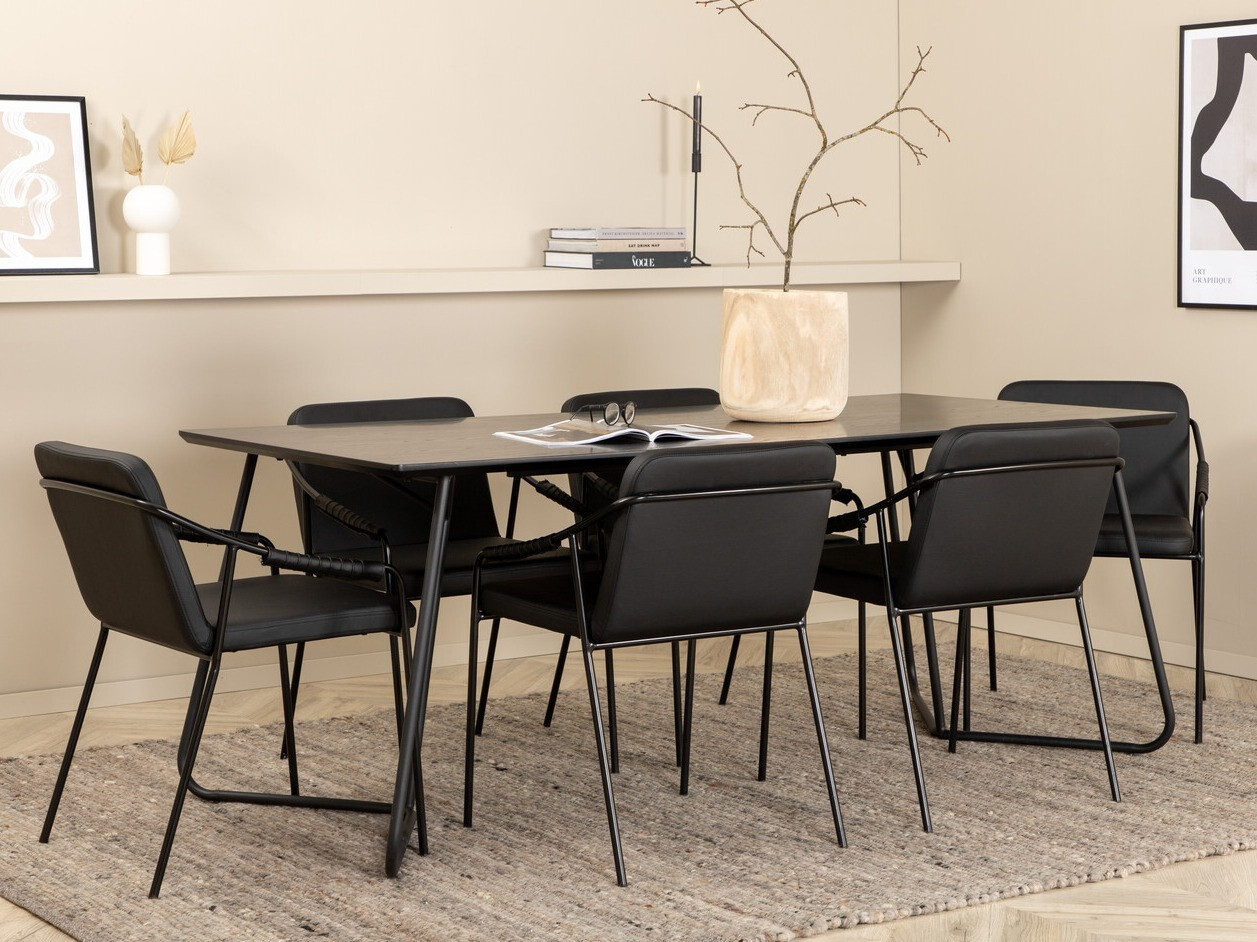 Söögitoakomplekt Dallas 2720 (Must)