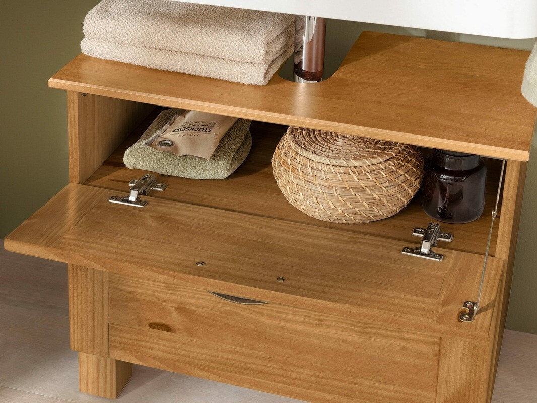 Vannitoa põrandakapp kraanikausile Ophlevu 102 (Mänd)